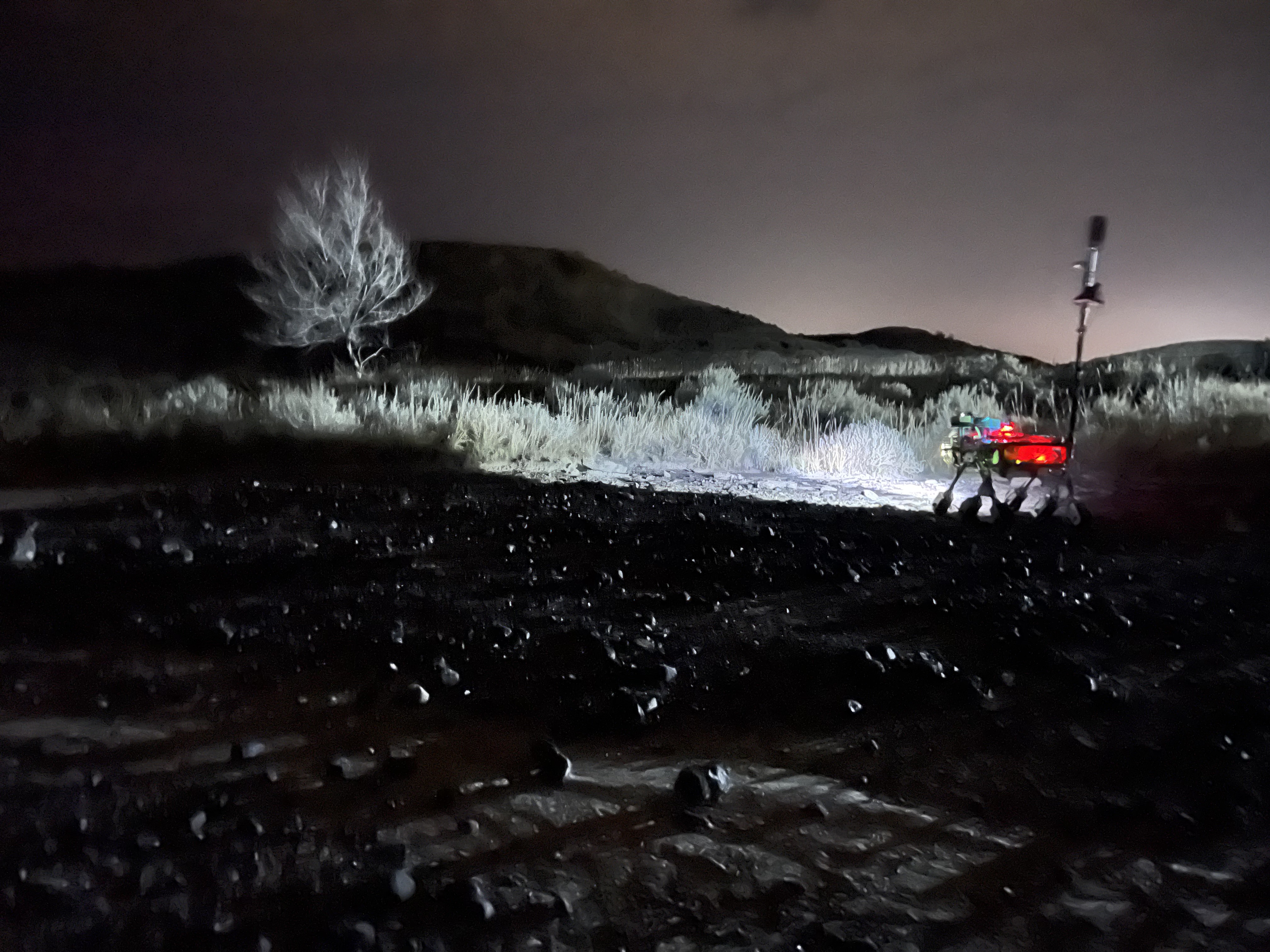 WE Mars team in the field
